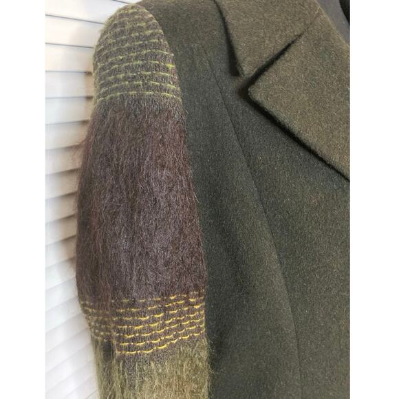 DIDIER PARAKIAN French Designer Wool Blend Jacket Sz 44/14 Multi texture - Picture 3 of 8